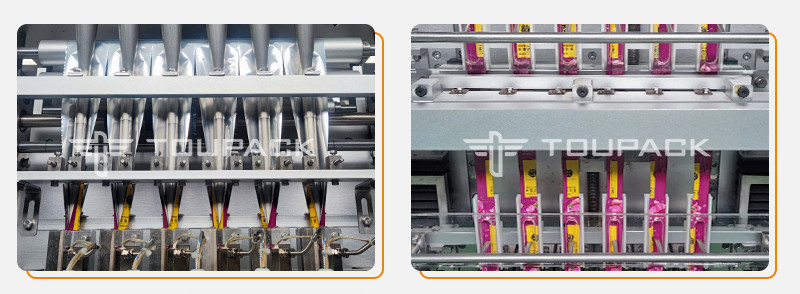 Stick Sleeping Mask Skincare Serum Packaging Machine Multi Lane Packaging Liquid Fluid Filling Machine