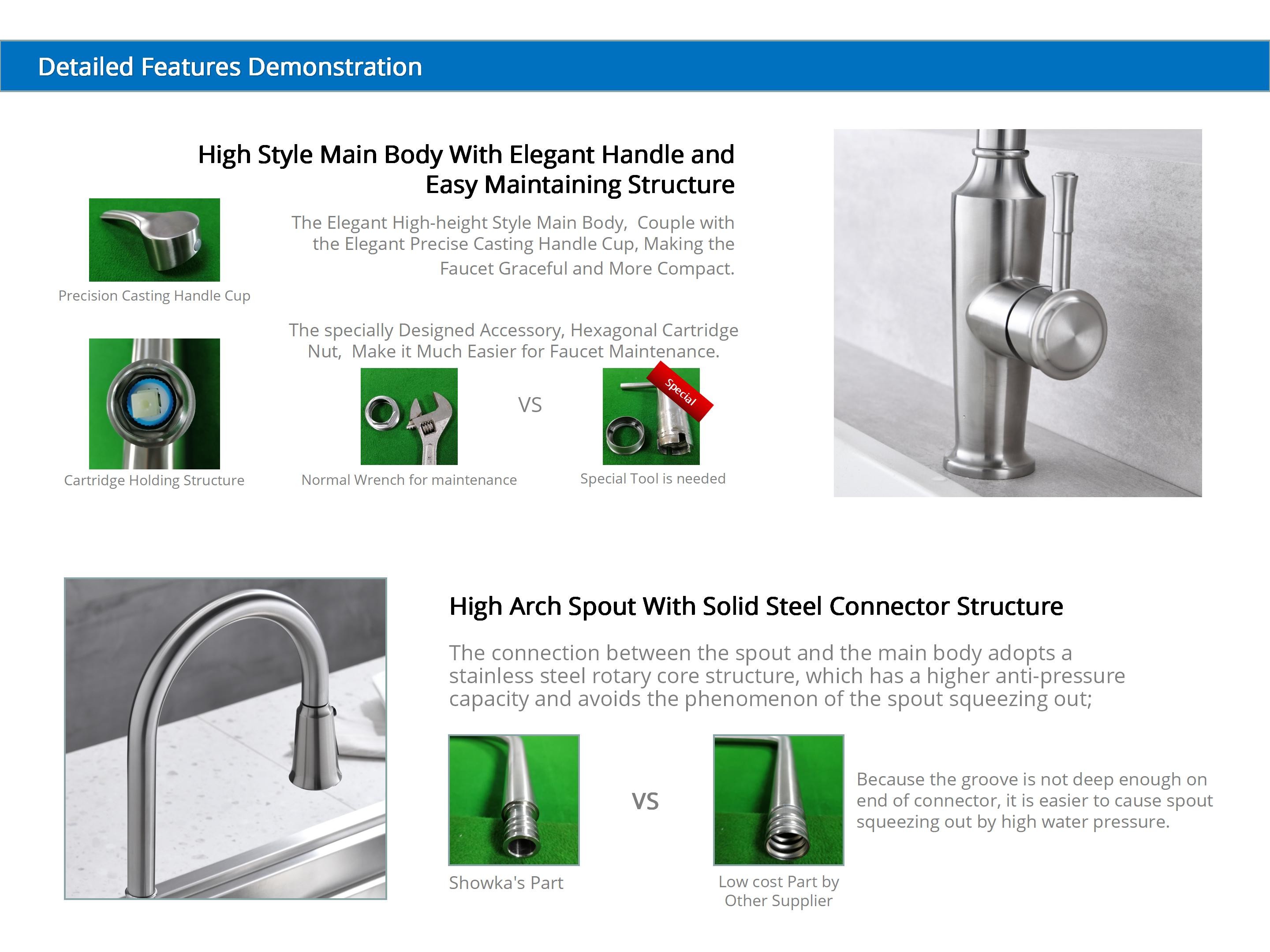 Wave Sensor Flexible Kitchen Faucet Mixer Gooseneck Water Faucet DC4.5-6.5V