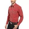 2022 wholesale slim solid shirts men's long sleeve casual shirt custom shirt