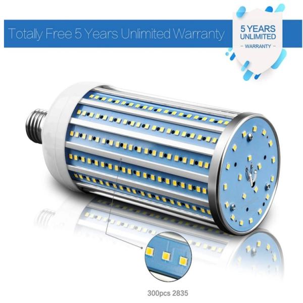 Wide Input Voltage LED Corn Light With 90*270mm 3-5 Year Warranty Triac Dimmable