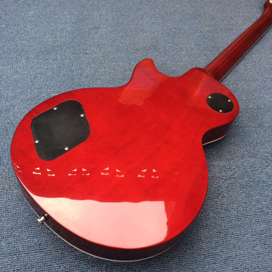 High quality Slash Signature lp guitar,tiger flame maple LP electric guitar,Solid mahogany LP slash guitaar
