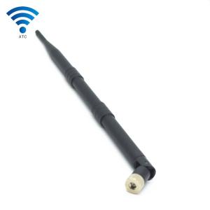 Quality High Gain Black 4G LTE Router Antenna , SMA Male Connector 4G Indoor Antenna wholesale