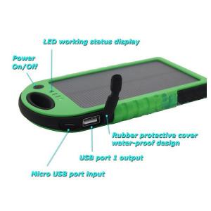 Quality Wireless phone charger solar charger 5000mAh double USB port wholesale