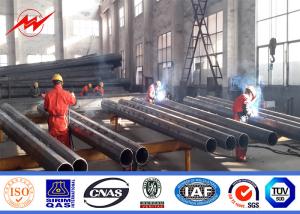 Quality 2.5kn-200kn Steel Power Pole Hot Dip Galvanized For Power Transmission wholesale