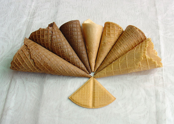Crispy Chocolate Covered Waffle Cone Premix For Shop , Egg Materials