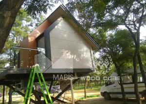 Quality Flexible Layout Prefabricated Wooden Houses Wind Proof No Construction Waste wholesale