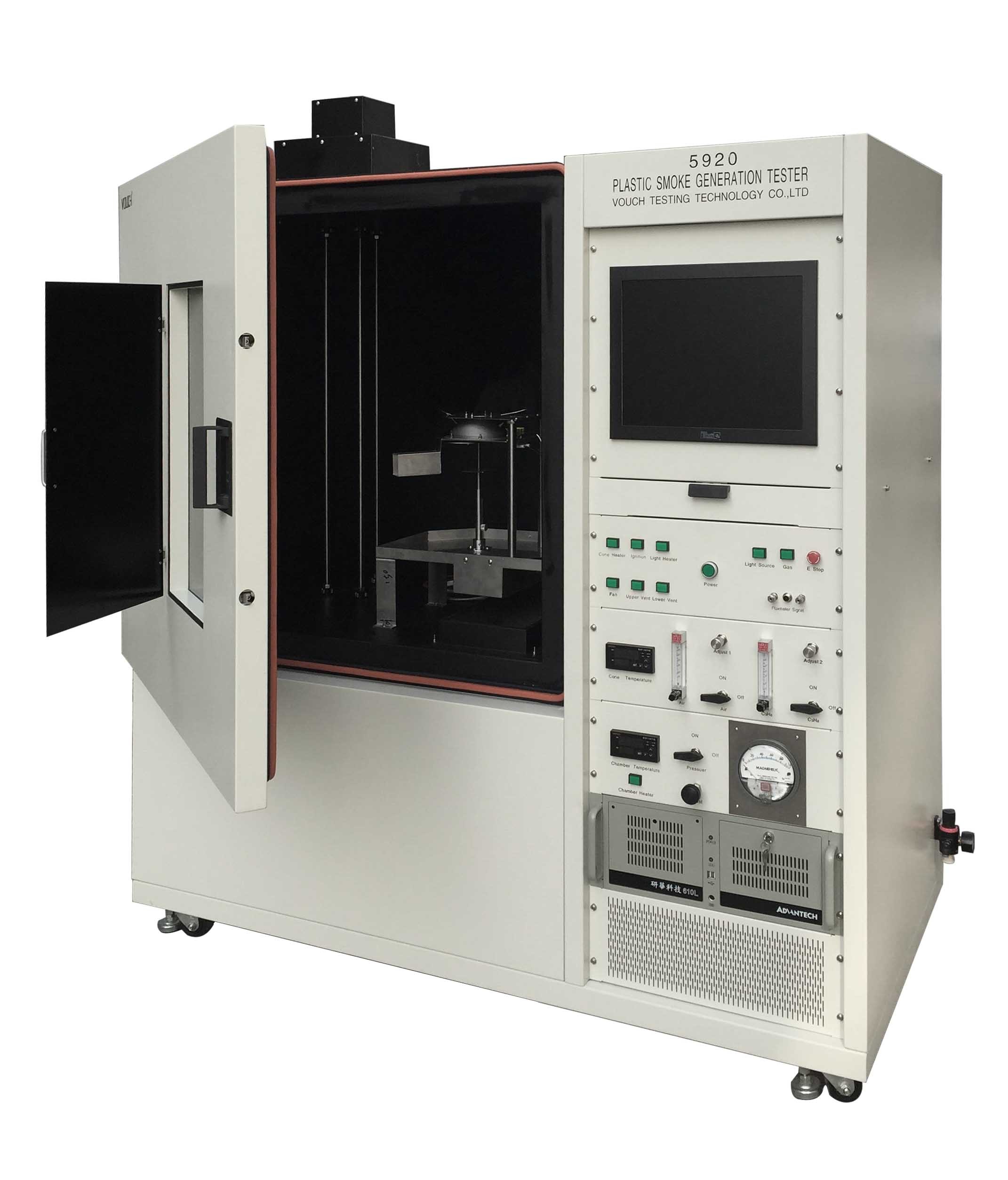 NBS Smoke Density Test Apparatus Plastic Material Smoke Flame Measure 220v 914*914*610MM