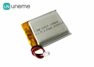 Quality 103035 1100mAh Small 3.7V Rechargeable Battery , Custom Battery Packs wholesale