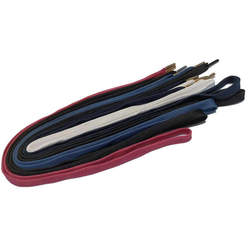 Custom Twisted Sneaker Designer Shoestrings Shoelaces For Hoodie Drawstring With Metal Tips