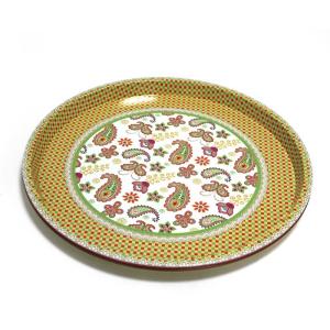 Quality Round Deep Serving Metal Tray wholesale