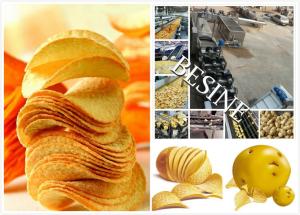 Quality large capacity Potato Chips making machines/ full automatic French fries Production Line capacity 500kgs per hour wholesale