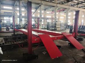 Quality 1000kg Hydraulic Material Lift 1-20 Meters Four Post Lift Electric Control wholesale