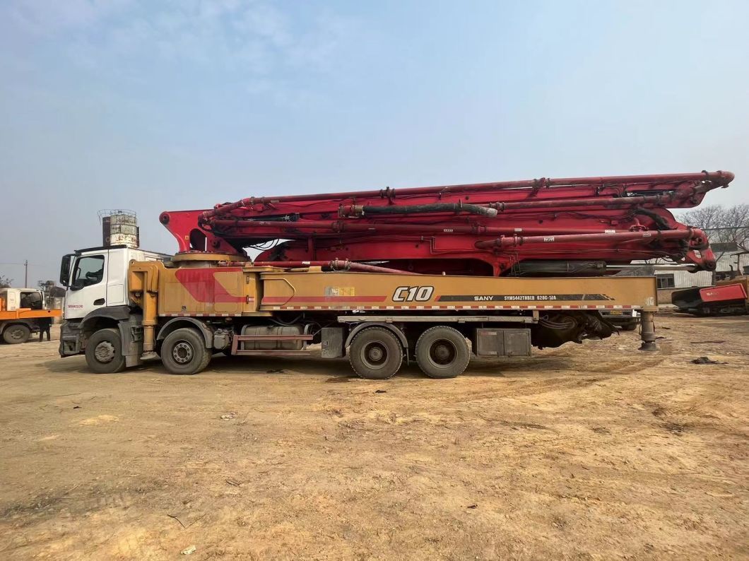 20 Years Sanyi 62m Concrete Pump Truck Mounted Pump on Mercedes-Benz Sell in Good Price