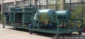 Quality 60kw 600L/H Degassing Lubricating Oil Purifier Diesel Distillation wholesale