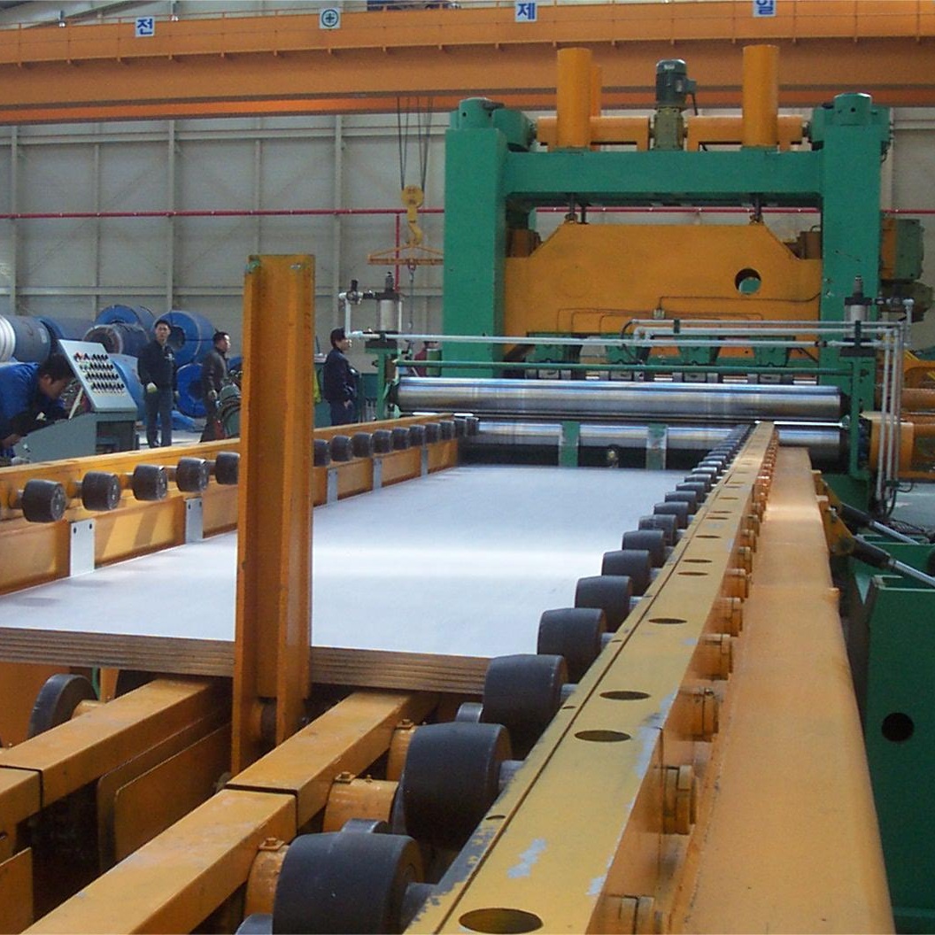 1-13mm Material Thickness Sheet Metal Uncoiling and Leveling Shearing Production Line
