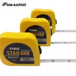 Custom Logo Yellow Magnetic Racing Tire Stagger Tape Measure with 10 Feet Length