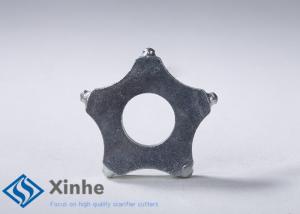 Quality Pavement Cleaning Scarifier Tungsten Carbide Milling Cutters 5 PT , Tct Cutter 5 Tips Edco Parts wholesale