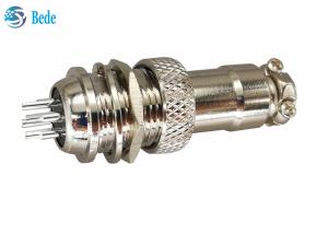 Quality Zinc Alloy GX16 Aviation Plug 2 Pin 3 4 5 Pins Rear Mounting Style wholesale