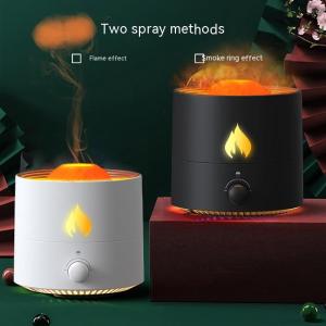 Quality Jellyfish Fire Volcano Humidifier Air Diffuser Wholesale Portable Flame Oil Essential Aroma Mini Volcanic Diffuser wholesale