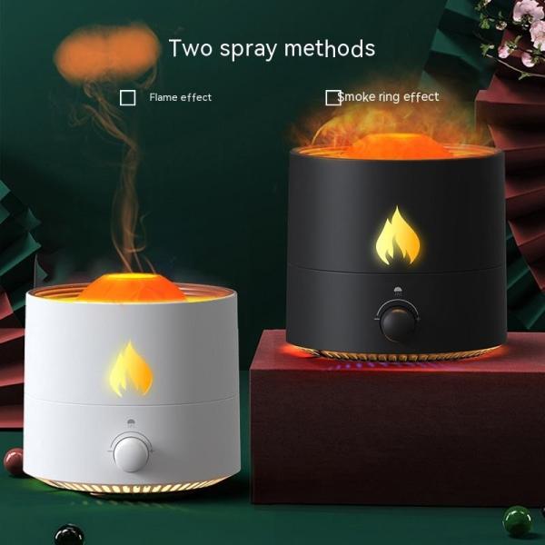 Jellyfish Fire Volcano Humidifier Air Diffuser Wholesale Portable Flame Oil
