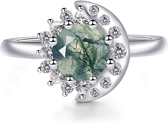 925 Sterling Silver Marquise Shape Jade Aventurine Open Leaf Rings Olive Leaf Rings Handmade Jewelry Unique Gifts for Wo