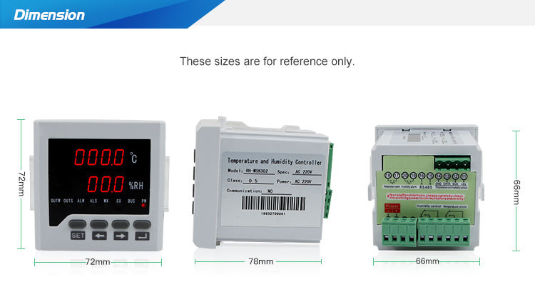 Digital Temperature Humidity Meter Temperature and Humidity and co2 Controller