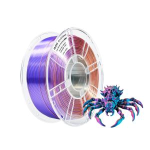 Quality Strong Toughness 1.75mm Silk Green purple copper PLA Filament 3D Printing Filament wholesale