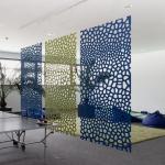 Flame Retardant Acoustic Office Dividers Pet Felt Polyester 1220mmx2440mm
