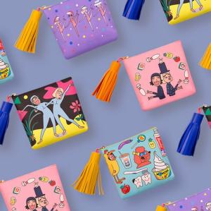 Quality Holding a large capacity purse wallet coin tassel students wholesale