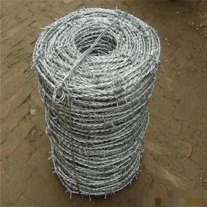Quality Anti Rust Galvanized Barbed Wire , Military Barbed Wire Convenient Installation wholesale