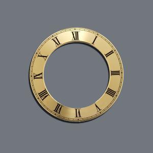 Quality Precision Copper Chemical Etching Watch Dial 0.5mm Thick For Luxury Timepieces wholesale