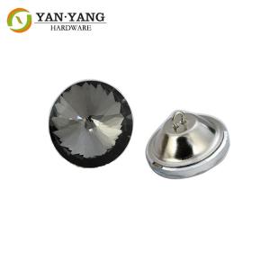 Quality Crystal Round Diamond Acrylic Upholstery Buttons For Sofa wholesale