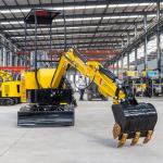 SGS Micro Hydraulic Excavator Machine Hammer 4 Ton Mini Digger ISO9001