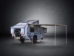 Quality Travel Trailer Camper Aluminum Light Weight 1400kg Off Road Camping Trailer RV Caravan wholesale