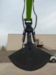 Excavator Hydraulic Rotating Grab , Excavator Clamshell Bucket Attachment