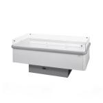 Automatic Defrost Commercial Supermarket Island Freezer Air Cooling For