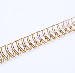 A4 Double Loop Binding Wire Nylon Coated For Books Gold color