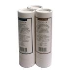 Ultralight White Cardboard Tube Packaging , Biodegradable Round Paper Tube