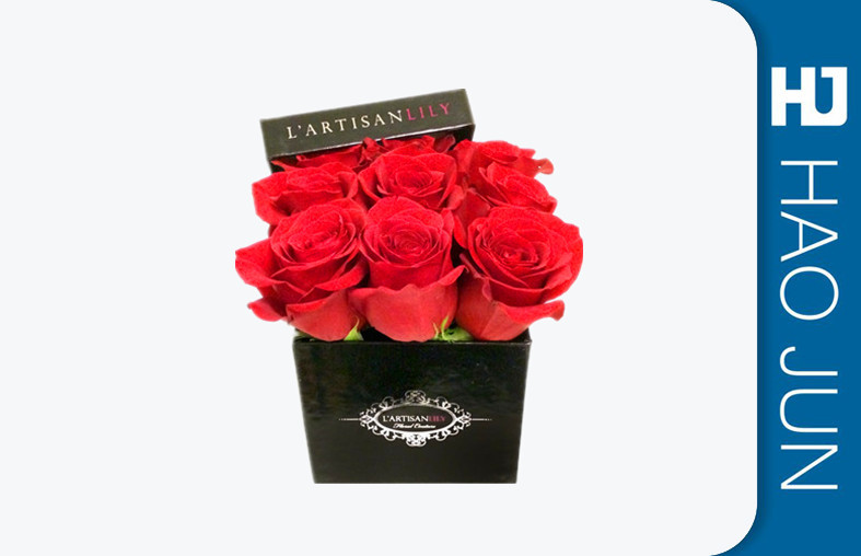 Customized Different Design Cardboard Luxury Flower Packaging Box With Custom Logo