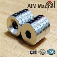 Quality 2015 hot-sale ndfeb countersink hole magnet wholesale