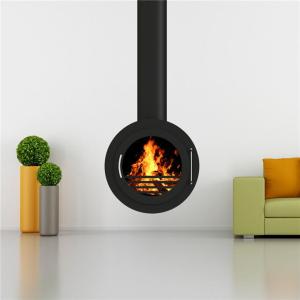 Quality Multi-Fuel Indoor Decorative Hanging Fireplace Wood Burning Steel Stove wholesale