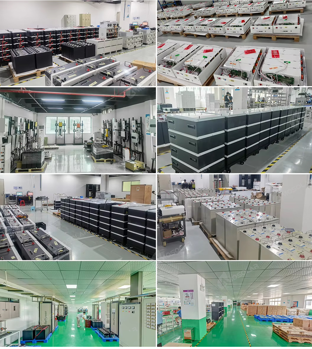 RS232 Communication Port 48V 100Ah 200Ah 3.2V Pack 16 String Power Wall Lifepo4 Battery Solar Energy System