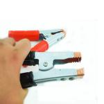 Plastic Insulated Coated Copper Boots Car Battery Alligator Clip Test Clamp 300A
