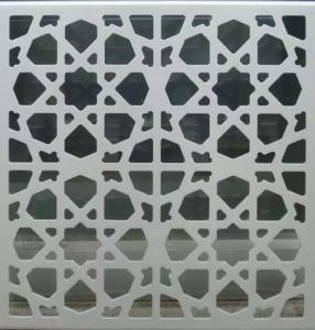 Quality Aluminum Metal Mashrabiya , Architectural Screen , Intricate Geometric Islamic Patterns wholesale
