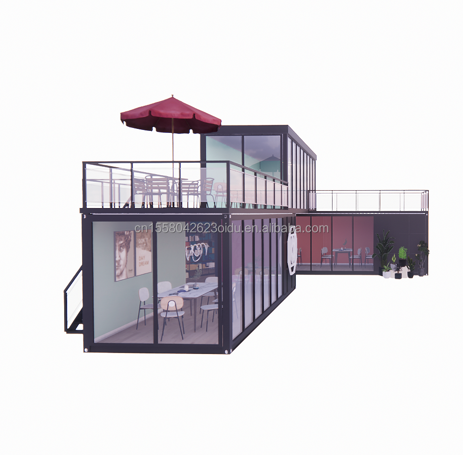 Mobile Luxury Living Homes Container Tiny House Modern Portable Garden House for Customized Color 20ft or 40ft