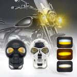 3inch 40w Motorcycle Skull Headlights External Spotlight LED Mini Driving Light