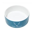 Christmas Reindeer Porcelain Ceramic Cat Food Bowls Round Ear 300ml 100ml