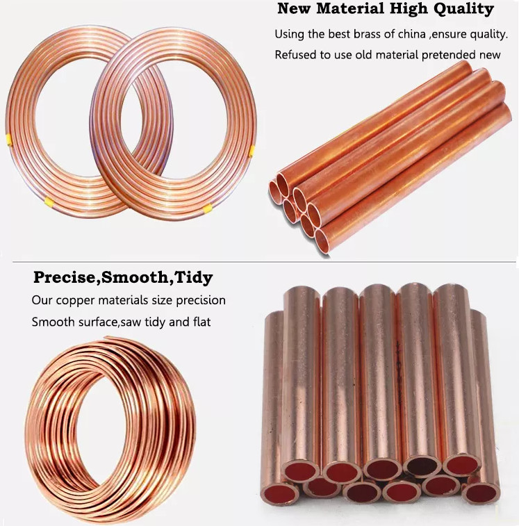 ASTM B280 Heating Copper Pipe Soft Temper Pancake Coil In Refrigeration