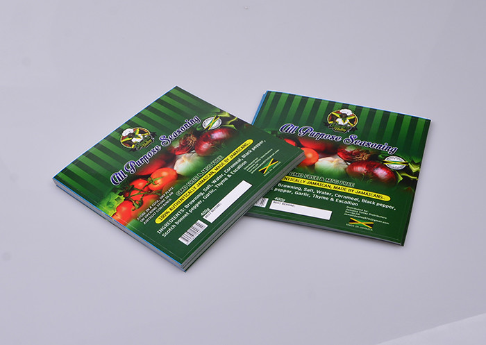Personalized permanent self adheisve paper seasoning food container packaging labels