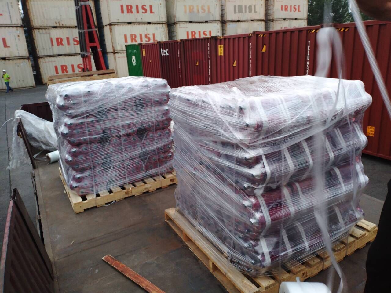Customised Carbon Steel Idler Belt Conveyor Roller Ordinary Painting